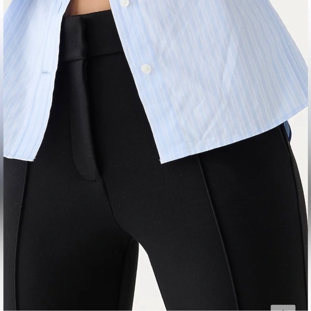 J‎ crew Skinny trouser in Italian ponte black Pants size 6 BD303 Made in Italy